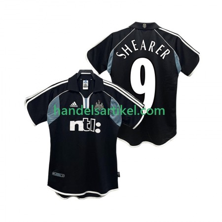 Newcastle United SHEARER 9 2000 2001 Retro Auswärts Trikotsatz Kurzarm